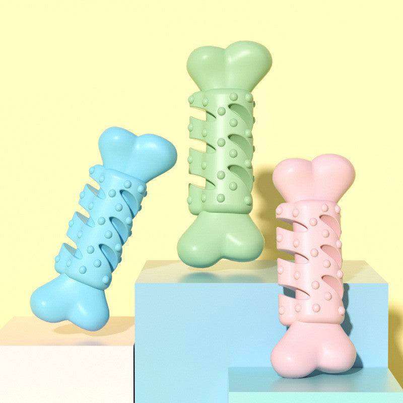 Stylish and Durable Pet Dog Bone Teething Toy-1