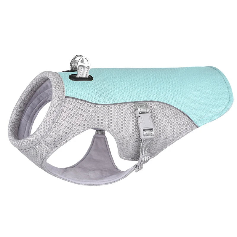 Summer Dog Cooling Vest Harness Reflective-5