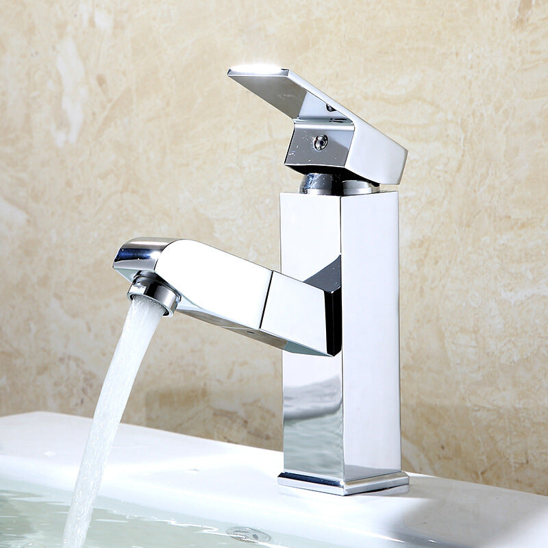 Telescopic Copper Basin Faucet-2