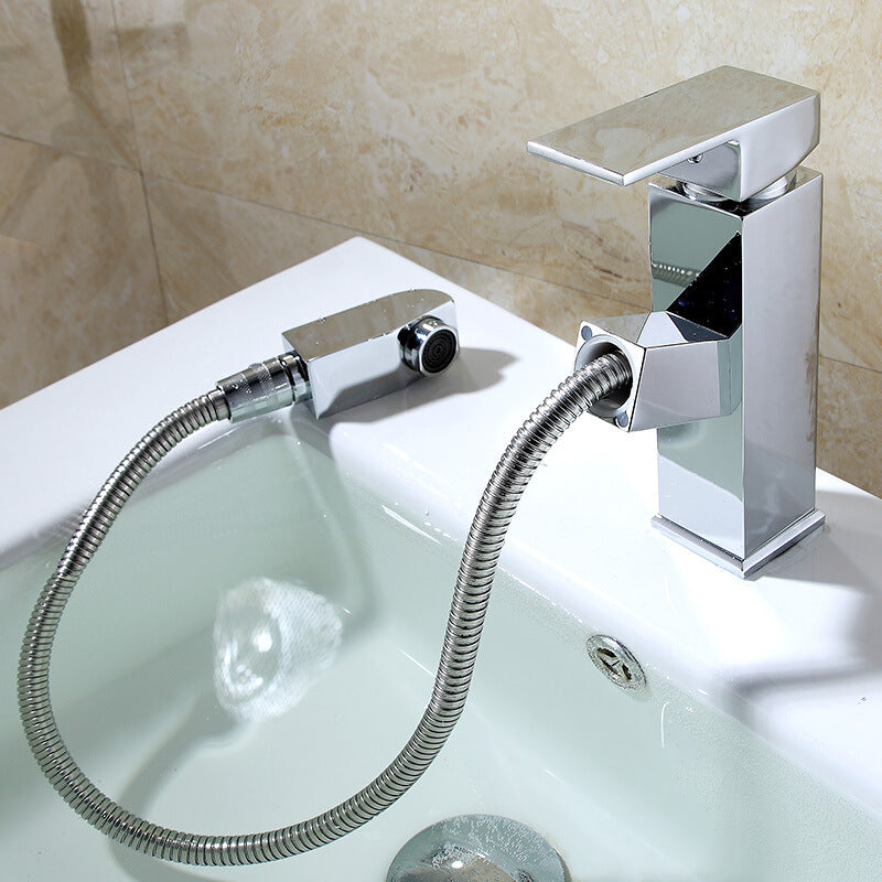 Telescopic Copper Basin Faucet-3