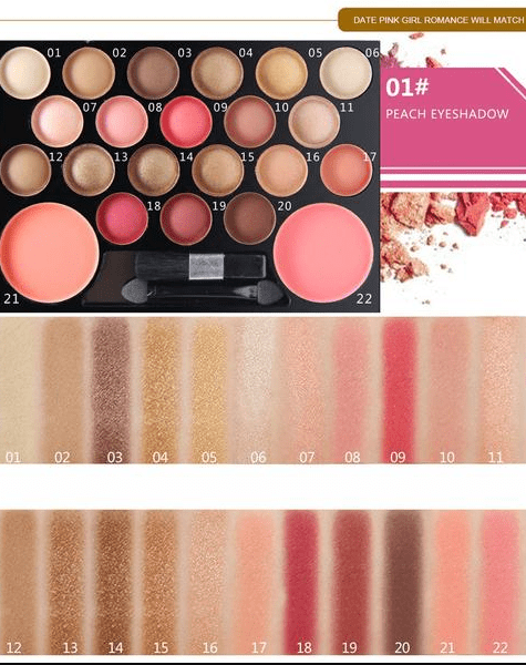 The Novo Eyeshadow & Glitter Palette Set-3