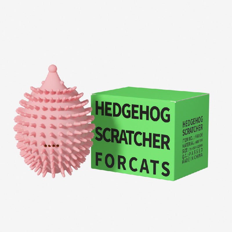 The Ultimate Hedgehog Cat Corner Tickler with Massage Ball-3