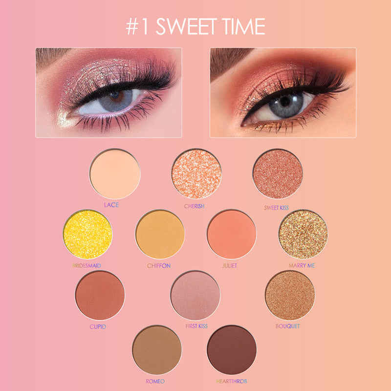 Time 12 Color Creamy-Toned Eyeshadow Palette-2