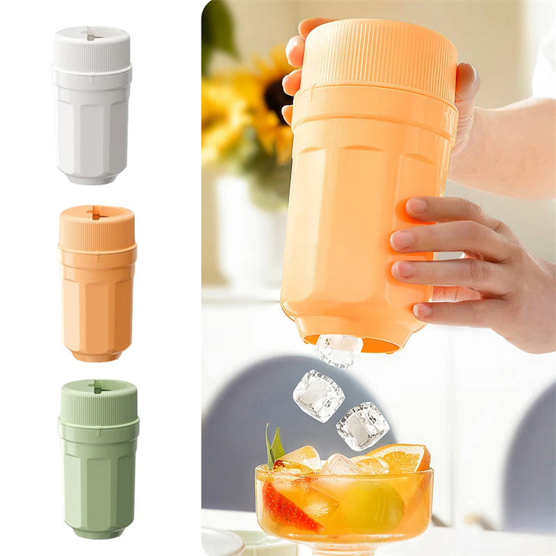 Twisting Ice Cup Rotating Release Ice Cube Trays with Cover-1