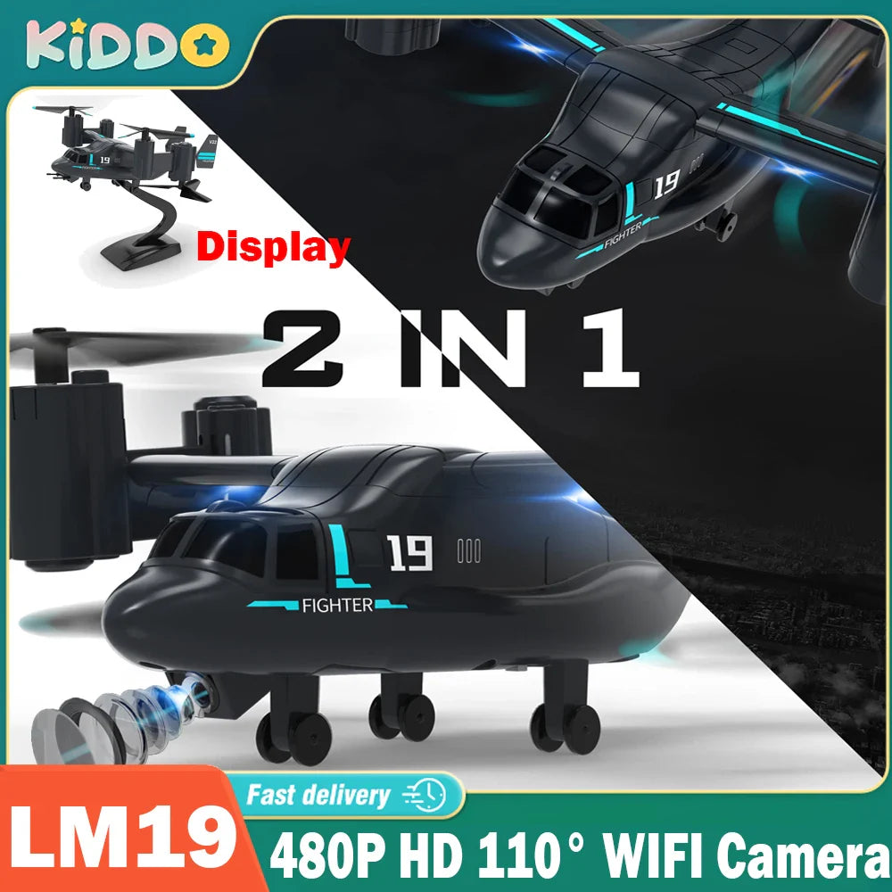 Ultimate 2-in-1 LM19 HD Camera RC Drone-0