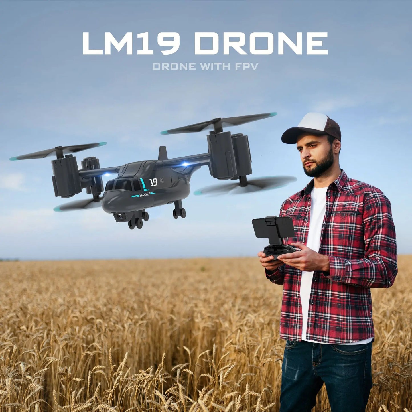 Ultimate 2-in-1 LM19 HD Camera RC Drone-1