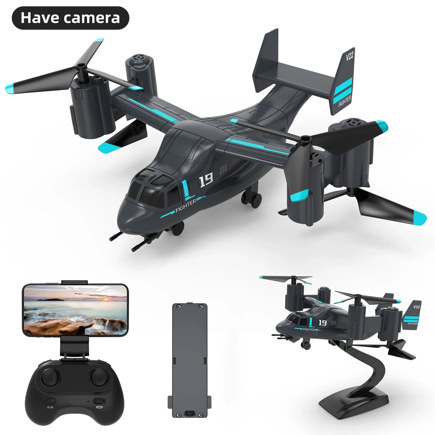 Ultimate 2-in-1 LM19 HD Camera RC Drone-5
