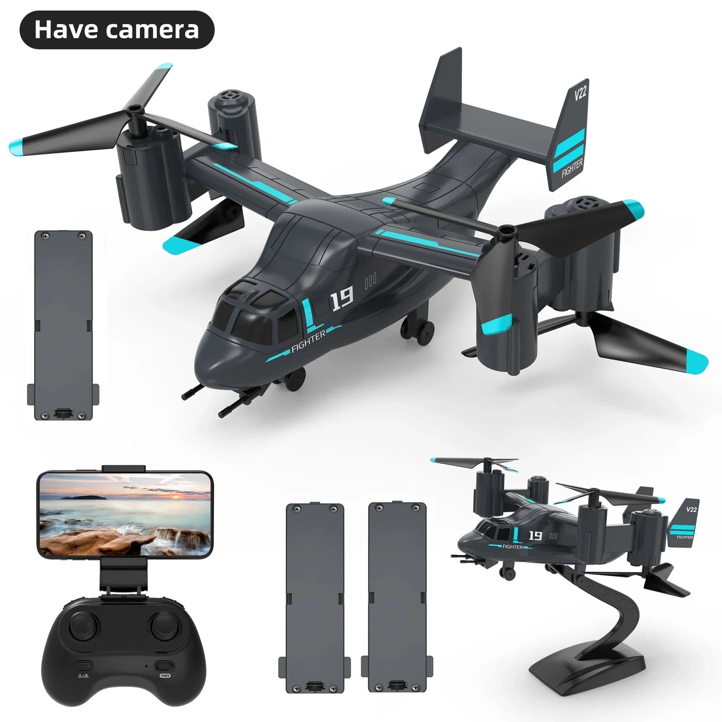 Ultimate 2-in-1 LM19 HD Camera RC Drone-7