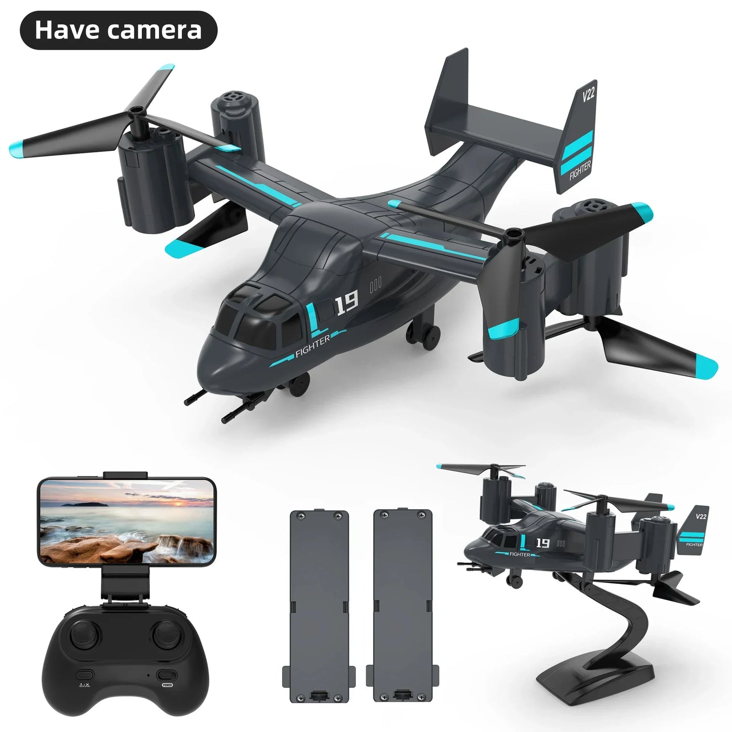 Ultimate 2-in-1 LM19 HD Camera RC Drone-9