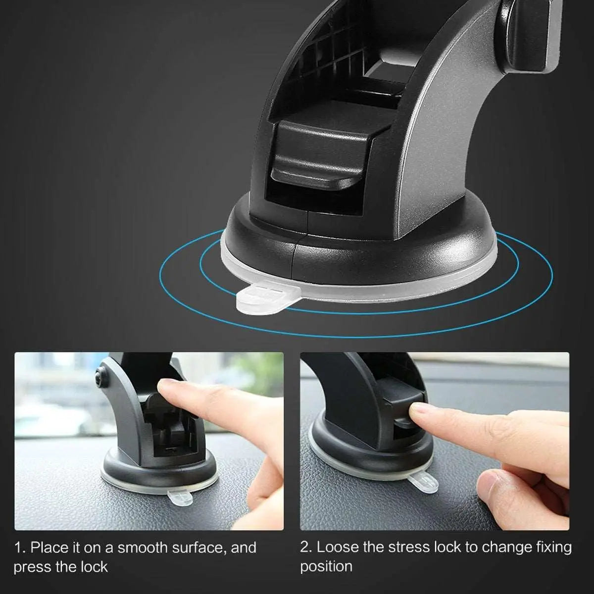 Ultimate 360-Degree Adjustable Car Phone Mount-4