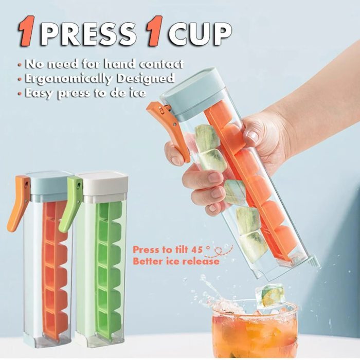 Ultimate Ice Cube Maker with Convenient Storage Box-0