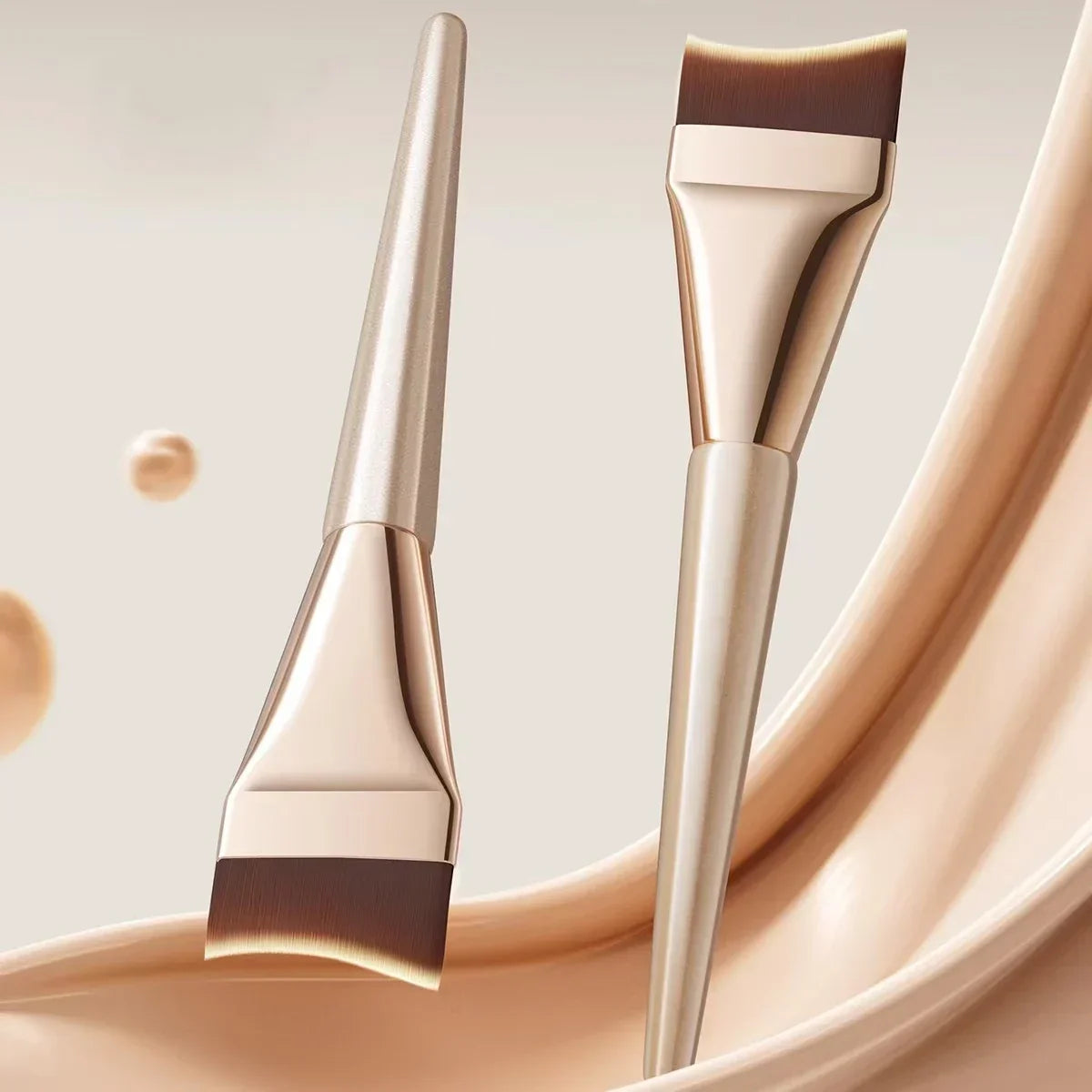 Ultra-thin Foundation Brush for Flawless Finish-1