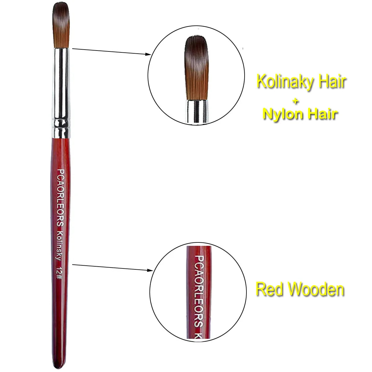 UsiDaer Kolinsky Nail Brush-2