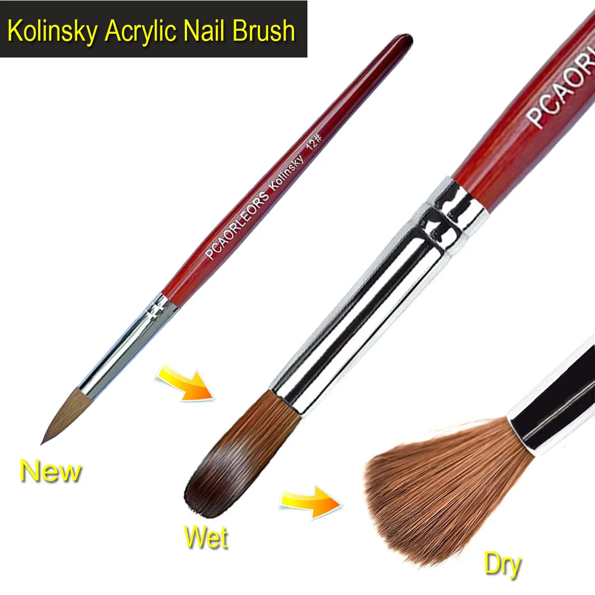 UsiDaer Kolinsky Nail Brush-3