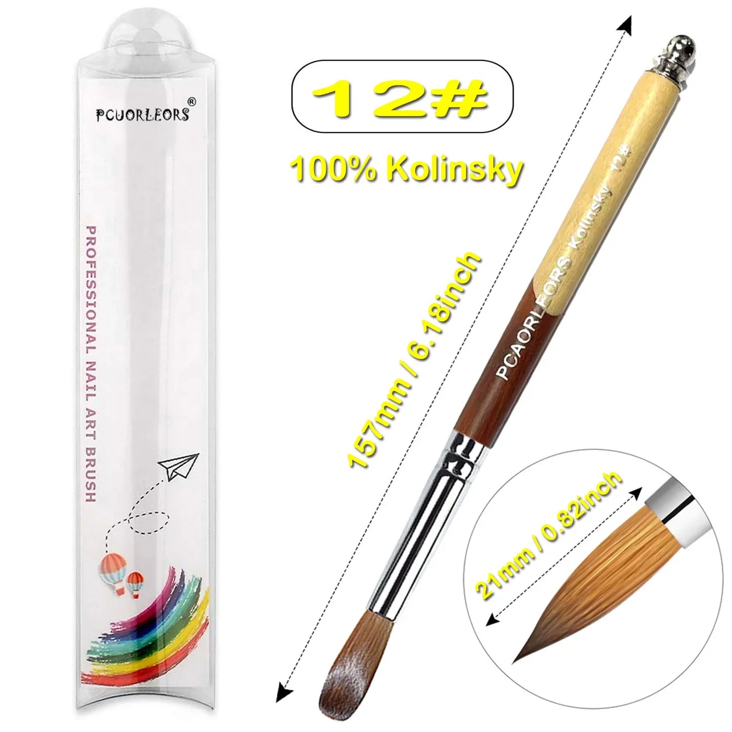 UsiDaer Kolinsky Nail Brush-6