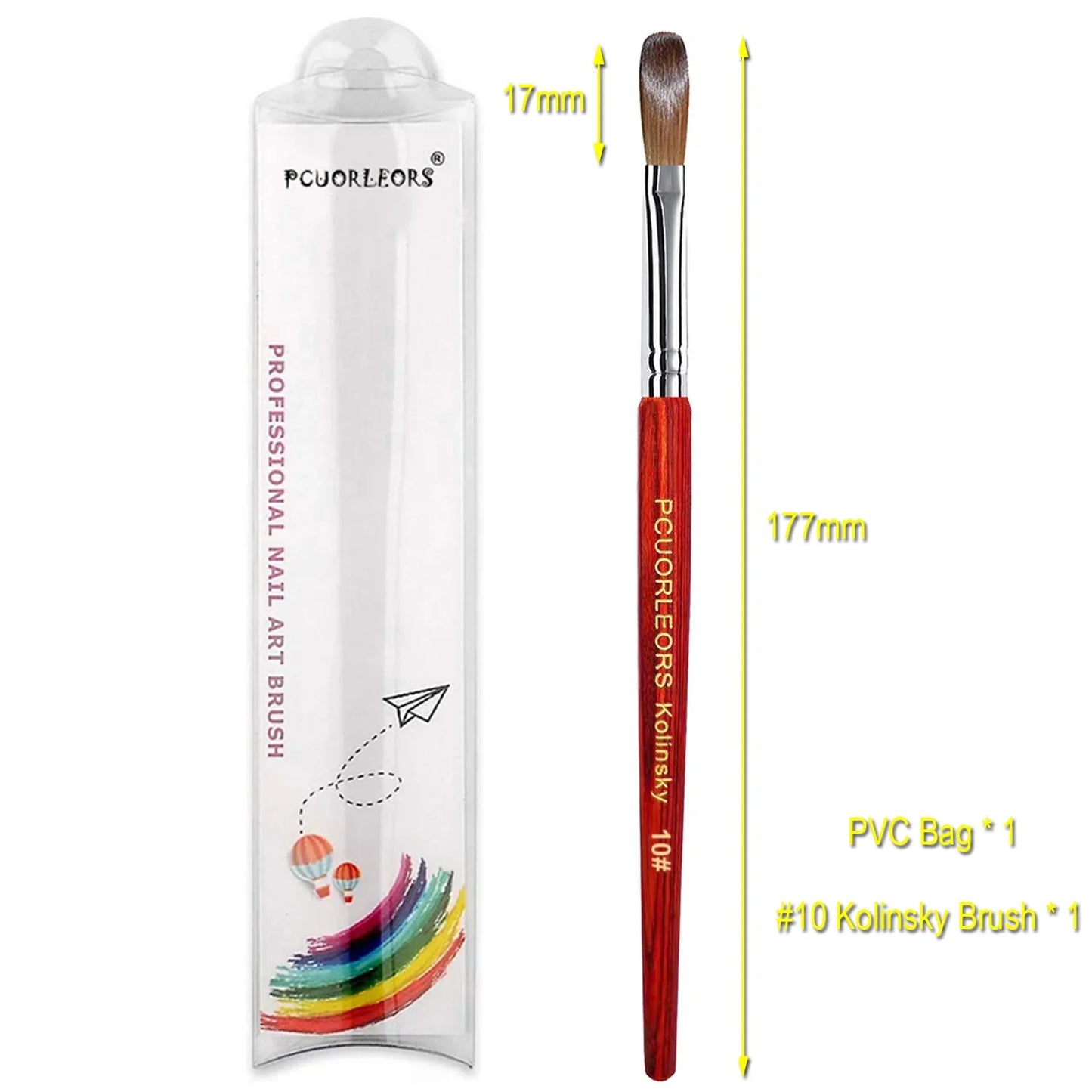 UsiDaer Kolinsky Nail Brush-14