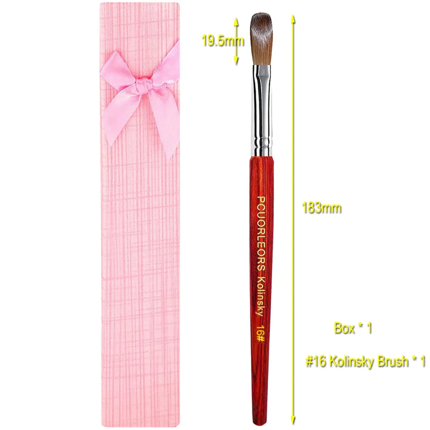 UsiDaer Kolinsky Nail Brush-17