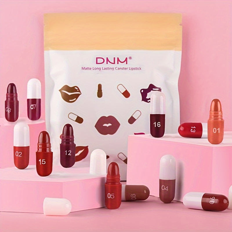 Velvet Luxe: 18 Pcs Mini Matte Lipstick Set-2