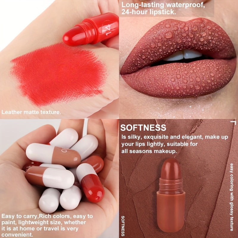 Velvet Luxe: 18 Pcs Mini Matte Lipstick Set-4