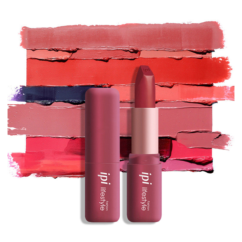 Velvety Matte White Lipstick-0