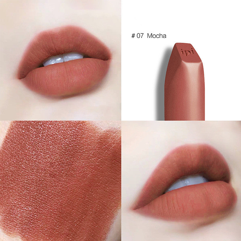 Velvety Matte White Lipstick-2
