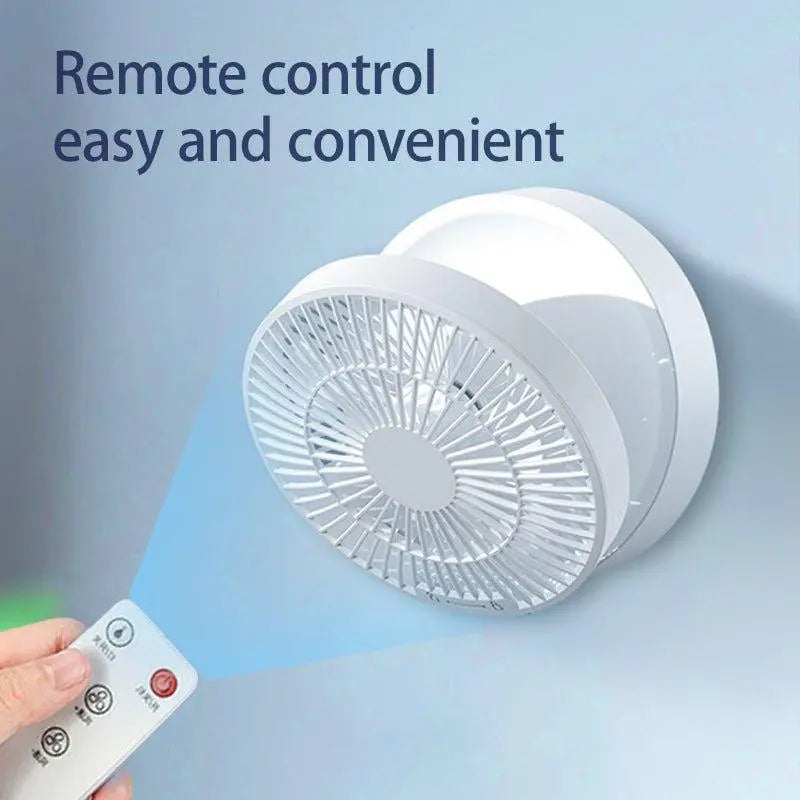 Versatile 2-in-1 USB Fan with Remote and Warm Night Light-3