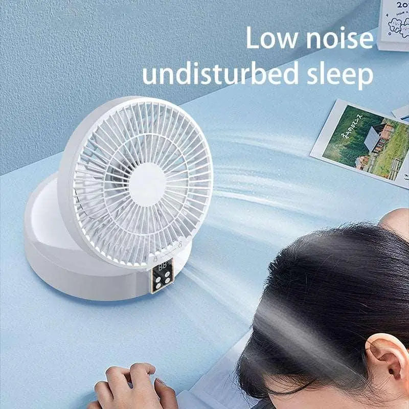Versatile 2-in-1 USB Fan with Remote and Warm Night Light-4