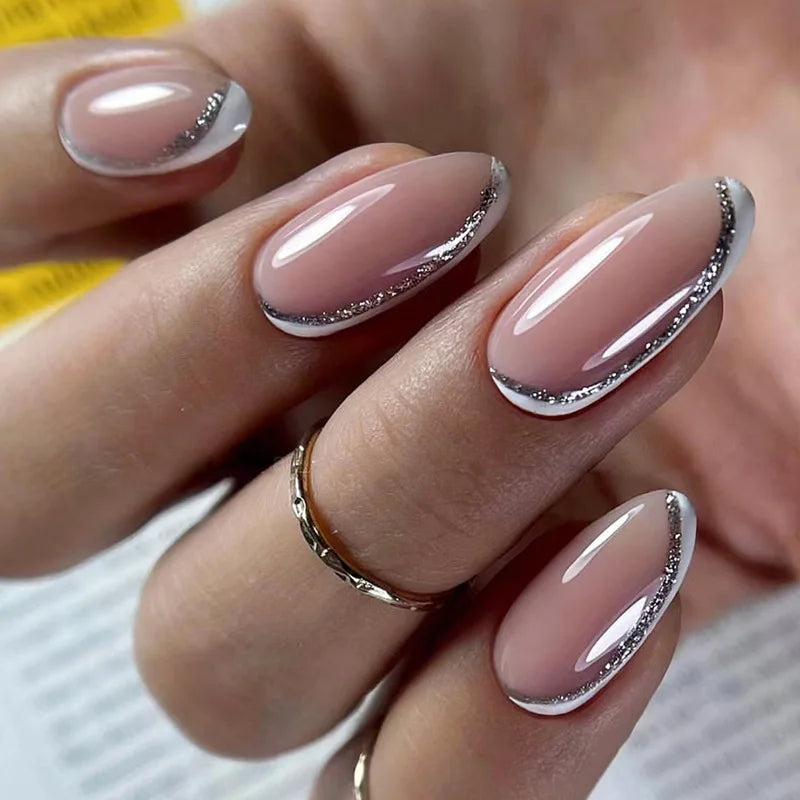 Vibrant Ballerina Nail Tips Set-6