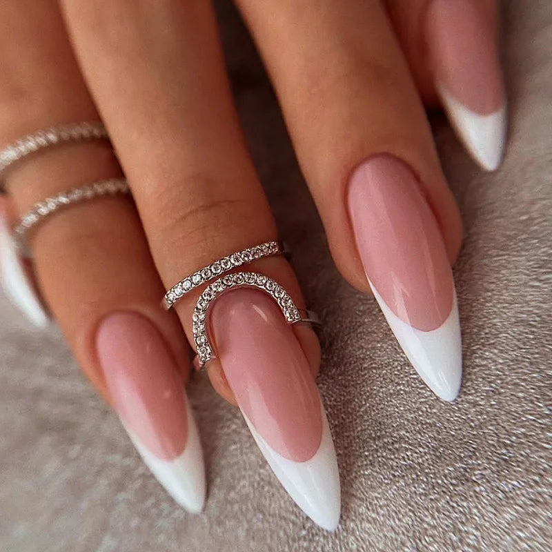 Vibrant Ballerina Nail Tips Set-7