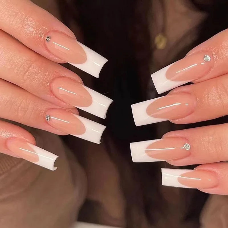 Vibrant Ballerina Nail Tips Set-10