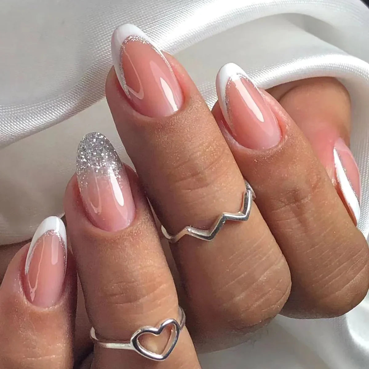 Vibrant Ballerina Nail Tips Set-15