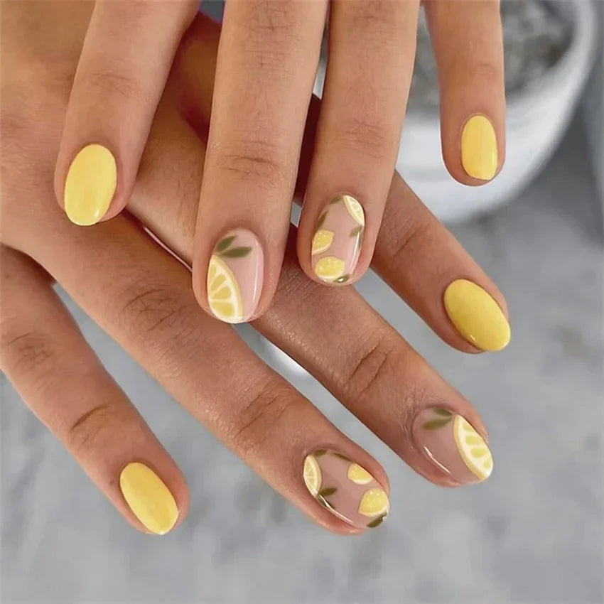 Vibrant Ballerina Nail Tips Set-20