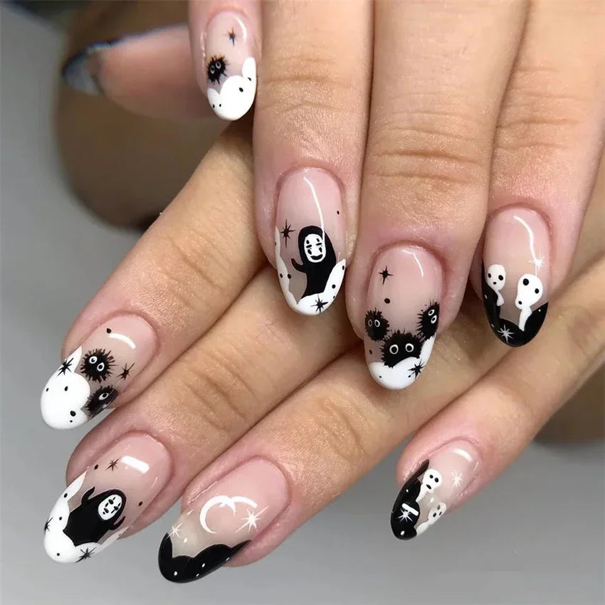Vibrant Ballerina Nail Tips Set-26