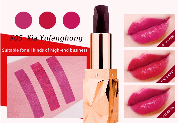 Vibrant Moisturizing Three-Sided Black Lipstick-8