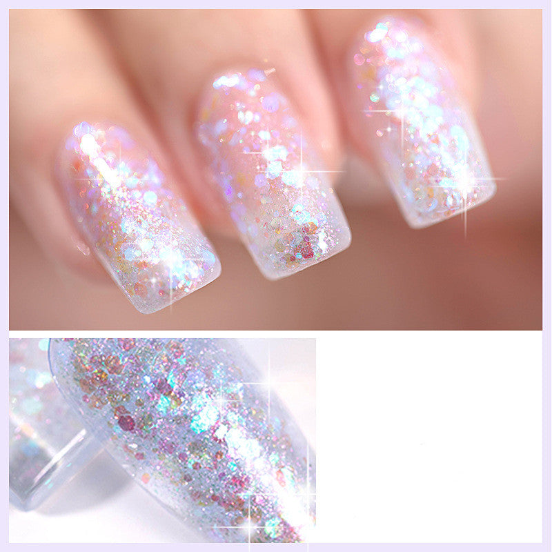 Vibrant Starry Sky Nail Polish Glue-3