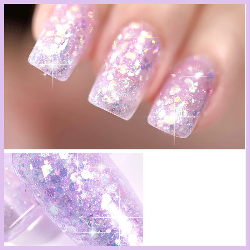 Vibrant Starry Sky Nail Polish Glue-4