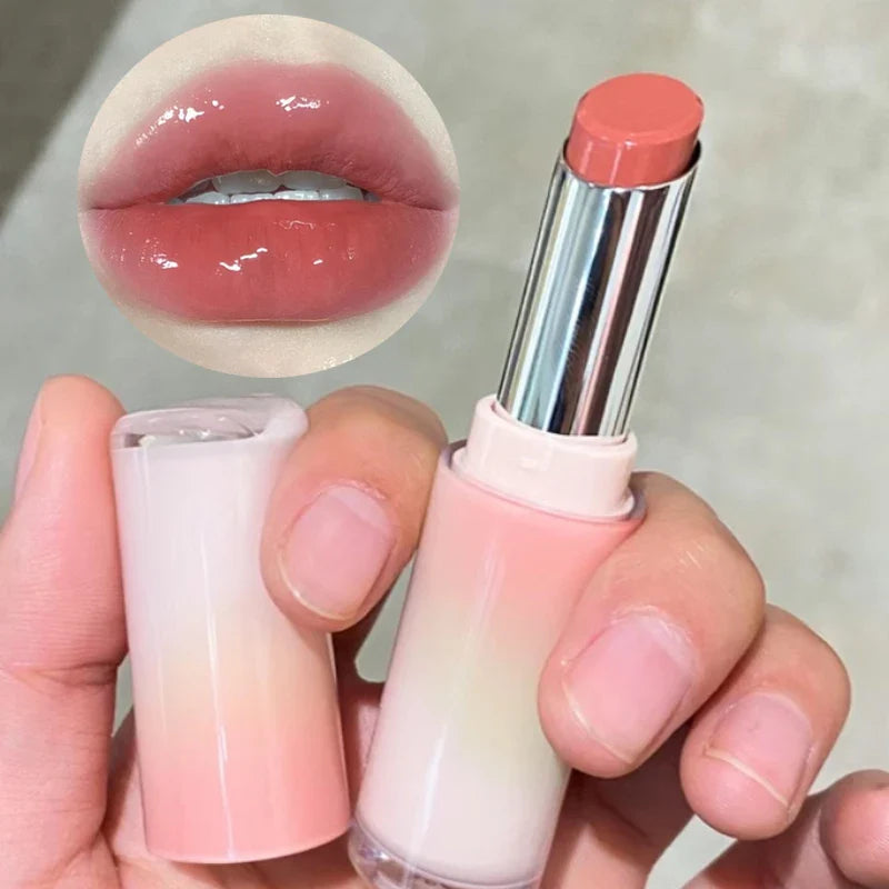 Water Mirror Solid Lip Gloss Lipstick Nude Lip Tint Moisturizing-1