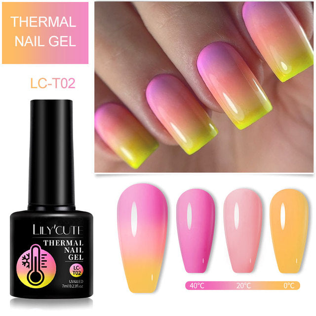 Winter Magic Color Changing Thermal Gel Nail Polish-3