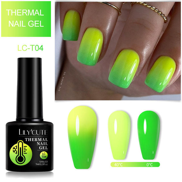 Winter Magic Color Changing Thermal Gel Nail Polish-5