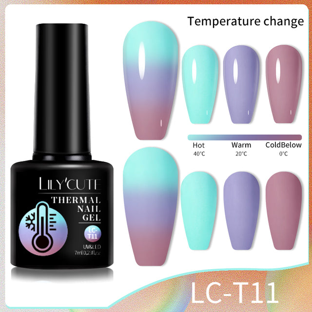 Winter Magic Color Changing Thermal Gel Nail Polish-12