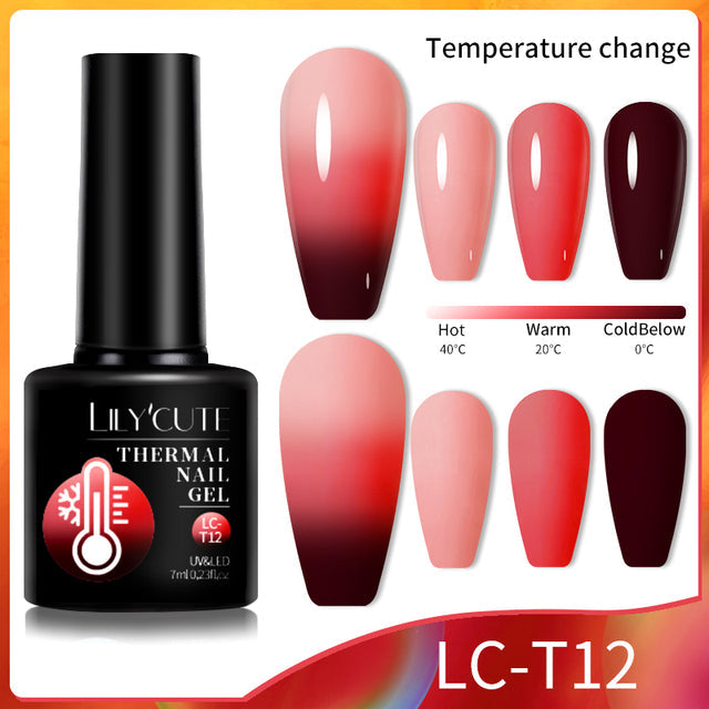Winter Magic Color Changing Thermal Gel Nail Polish-13