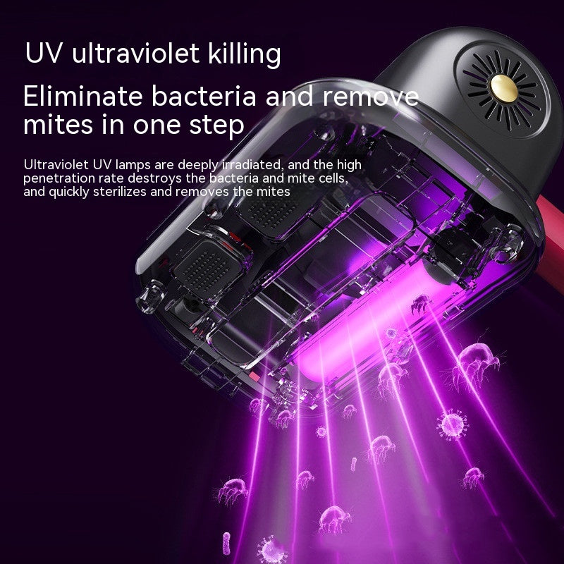 Wireless Household UV Vacuum Cleaner for Eliminating Bed Mites-2