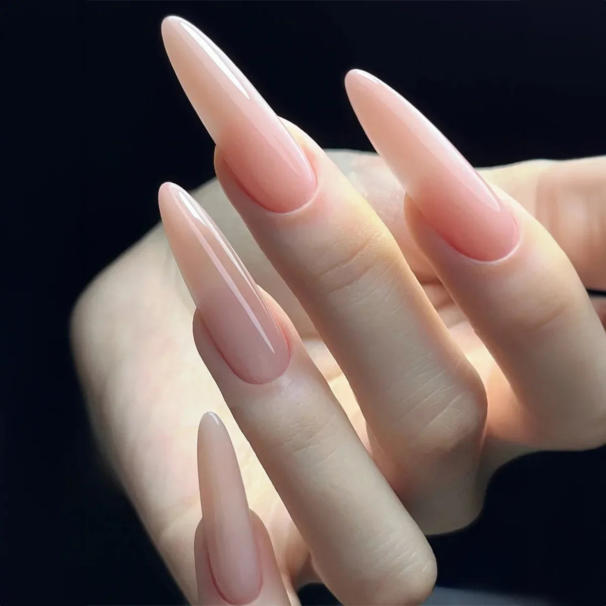 Y2K Silver Flame Press-On Nails-8