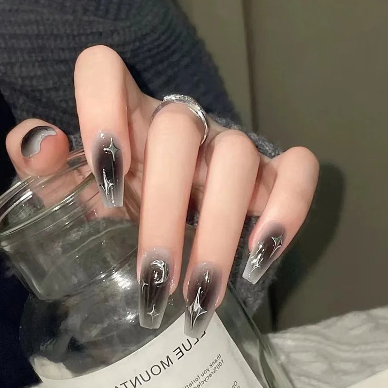 Y2K Star Press on Nails-0