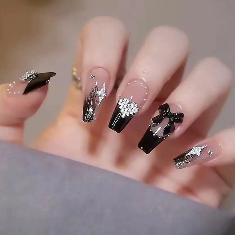 Y2K Star Press on Nails-14