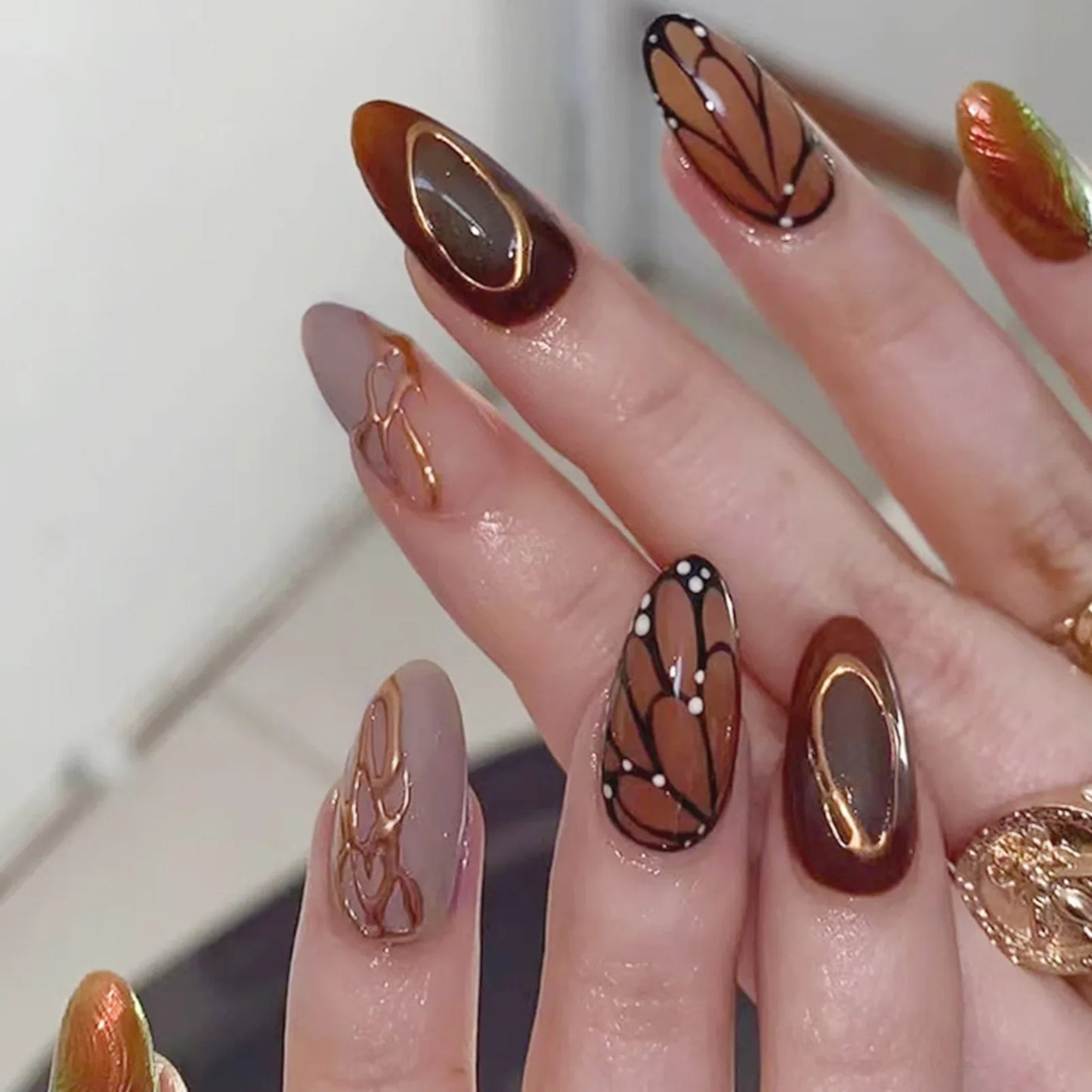 Y2K Star Press on Nails-16