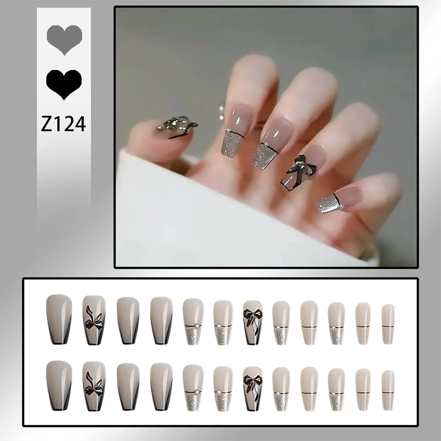 Y2K Star Press on Nails-17