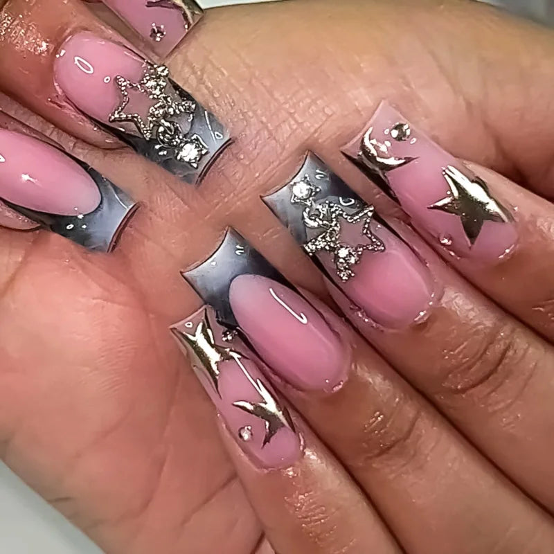 Y2K Star Press on Nails-22