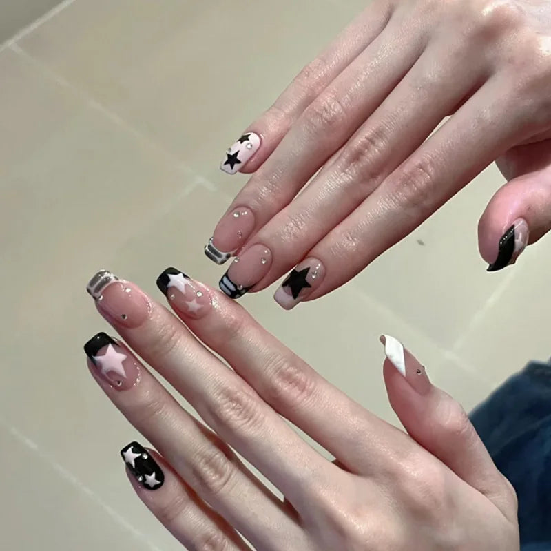 Y2K Star Press on Nails-23