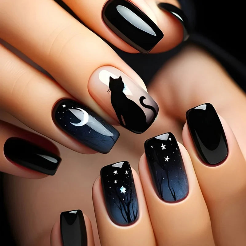 Y2K Star Press on Nails-25